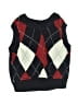 Janie and Jack 100% Cotton Argyle Black Sweater Vest Size 6-12 mo - photo 1