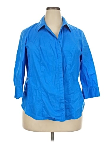 Riders 3/4 Sleeve Button-Down Shirt (view 1)
