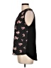 Papermoon Floral Black Sleeveless Blouse Size L - photo 5
