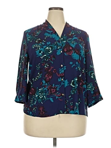 Dana Buchman 3/4 Sleeve Blouse (view 1)