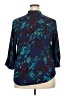 Dana Buchman Floral Teal 3/4 Sleeve Blouse Size XXL - photo 2