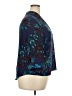 Dana Buchman Floral Teal 3/4 Sleeve Blouse Size XXL - photo 4