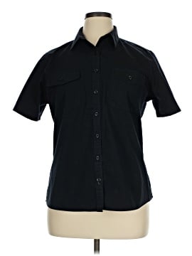 Lands' End Short Sleeve Button Down Shirt