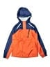 L.L.Bean 100% Nylon Color Block Orange Windbreaker Size 8 - photo 1