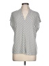 Nine West Silver Short Sleeve Turtleneck Size L - photo 1