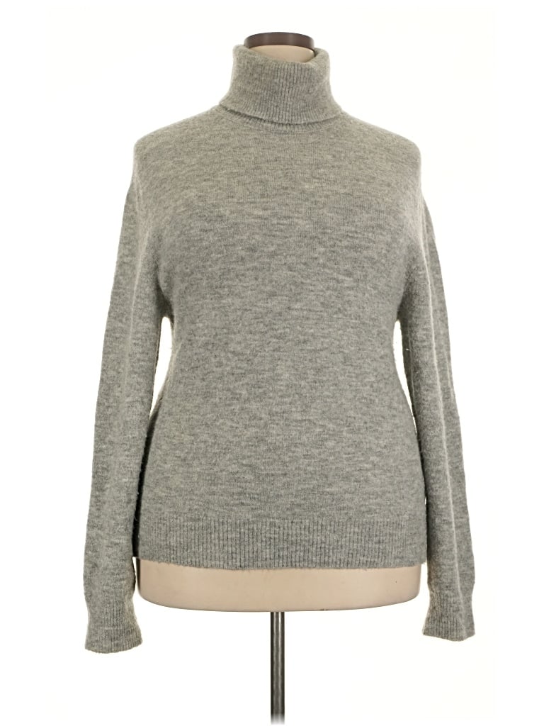 Pre-owned Nanushka Turtleneck Sweater In Gray