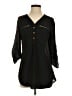 rue21 100% Polyester Black 3/4 Sleeve Blouse Size S - photo 1
