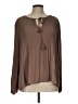 DR2 100% Polyester Brown Long Sleeve Blouse Size L - photo 1