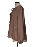 DR2 100% Polyester Brown Long Sleeve Blouse Size L - photo 5