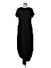 Unbranded Solid Black Casual Dress Size L - photo 1