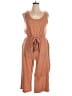 B Collection by Bobeau Solid Orange Brown Jumpsuit Size XL - photo 1