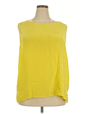 Etienne Aigner Sleeveless Silk Top (view 1)
