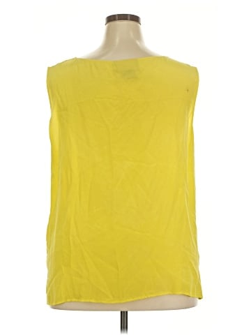 Etienne Aigner Sleeveless Silk Top (view 2)