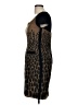 Worth Animal Print Brown Cocktail Dress Size 6 - photo 5