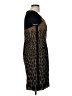 Worth Animal Print Brown Cocktail Dress Size 6 - photo 4