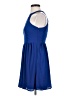 Express 100% Polyester Solid Blue Cocktail Dress Size 0 - photo 5