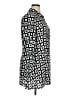 Zara 100% Viscose Black Long Sleeve Button-Down Shirt Size XL - photo 4