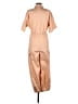 Zara Solid Tan Jumpsuit Size S - photo 2