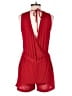 Zara Basic Solid Red Romper Size S - photo 2