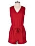 Zara Basic Solid Red Romper Size S - photo 1