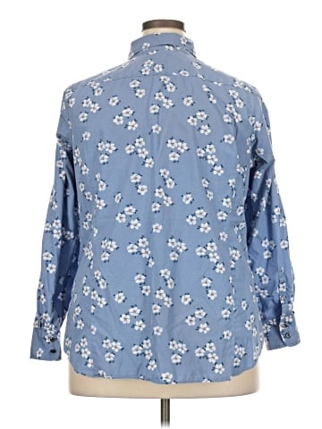 Lands' End Long Sleeve Button-Down Shirt (view 2)