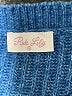 Pink Lily Solid Blue Pullover Sweater Size M - photo 7