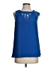 Brixon Ivy 100% Polyester Blue Sleeveless Blouse Size S - photo 1
