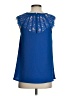 Brixon Ivy 100% Polyester Blue Sleeveless Blouse Size S - photo 2