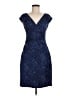 Kay Unger Blue Cocktail Dress Size 6 - photo 1
