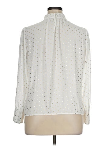 J.Crew Factory Store Long Sleeve Blouse (view 2)