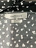 Van Heusen Polka Dots Black Short Sleeve Blouse Size XL - photo 7
