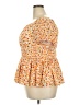 Torrid Orange Short Sleeve Blouse Size 2X Plus (2) - photo 5