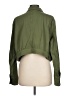 Torrid Solid Green Jacket Size Lg Plus (0) - photo 2