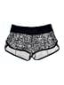 Lululemon Athletica Print Black Athletic Shorts Size 4 - photo 1