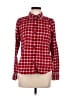 J.Crew 100% Cotton Plaid Red Long Sleeve Button-Down Shirt Size 6 - photo 1
