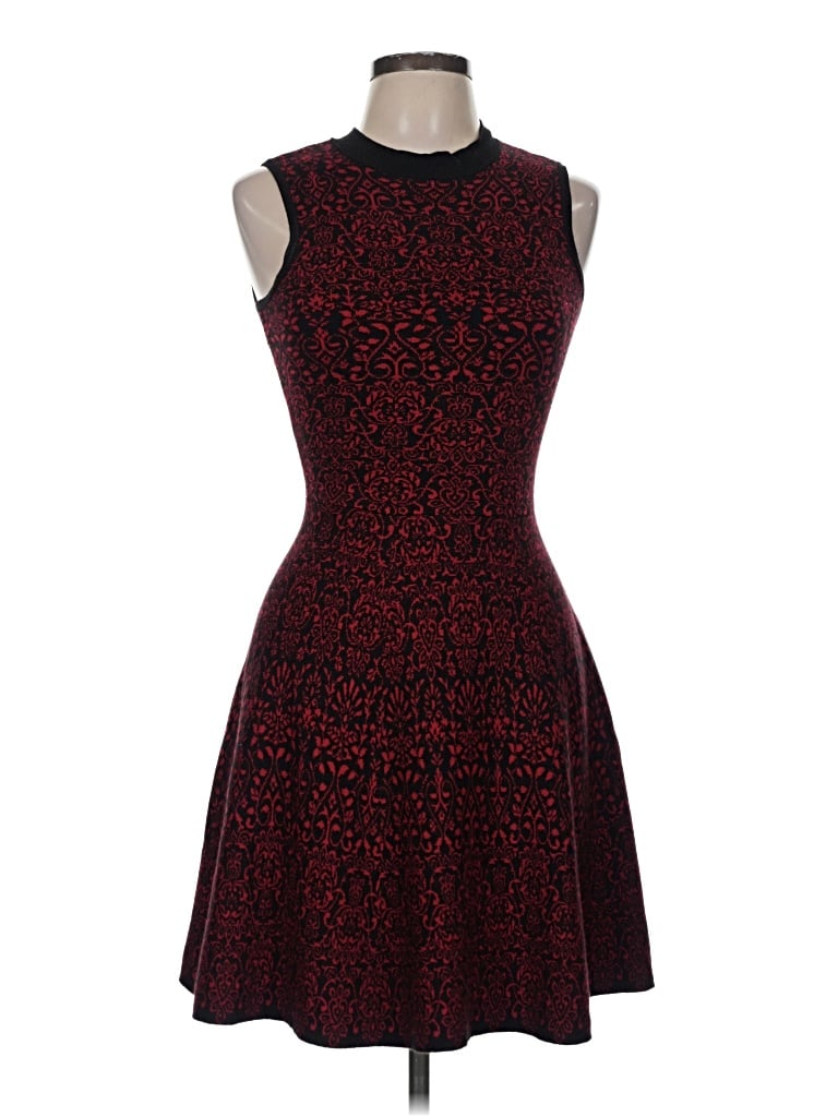 Pre-owned Rewind Cocktail Dress In Burgundy