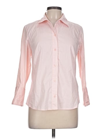 Old Navy 3/4 Sleeve Button-Down Shirt (view 1)
