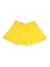 Sunday Best 100% Polyester Solid Yellow Shorts Size 4 - photo 1