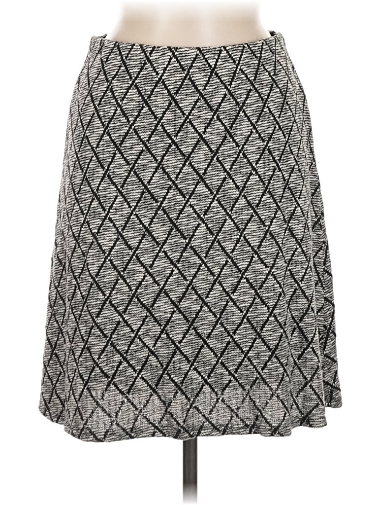 Pre-owned Margaret M Casual Skirt In Gray