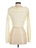 Micas 100% Polyester Ivory Turtleneck Sweater Size M - photo 2