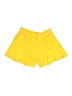 Sunday Best 100% Polyester Solid Yellow Shorts Size 4 - photo 2
