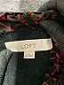 Ann Taylor LOFT Plaid Black Turtleneck Sweater Size XL - photo 7