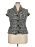 Coldwater Creek Tweed Gray Vest Size 18 - photo 1