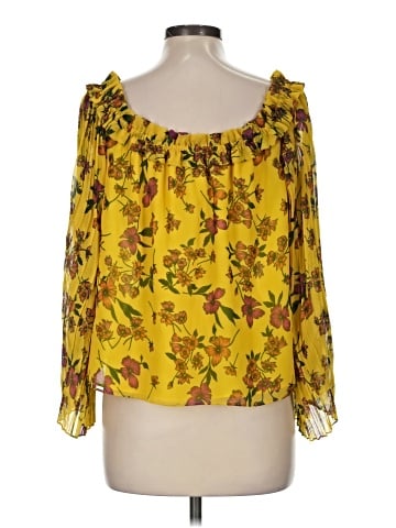 Scripted 3/4 Sleeve Blouse (view 2)