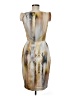 Single Graphic Gold Cocktail Dress Size M (estimated) - photo 2