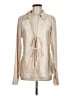 Princess Polly 100% Polyester Tan Long Sleeve Blouse Size 8 - photo 1