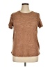 Maurices Metallic Brown Short Sleeve T-Shirt Size XL - photo 1