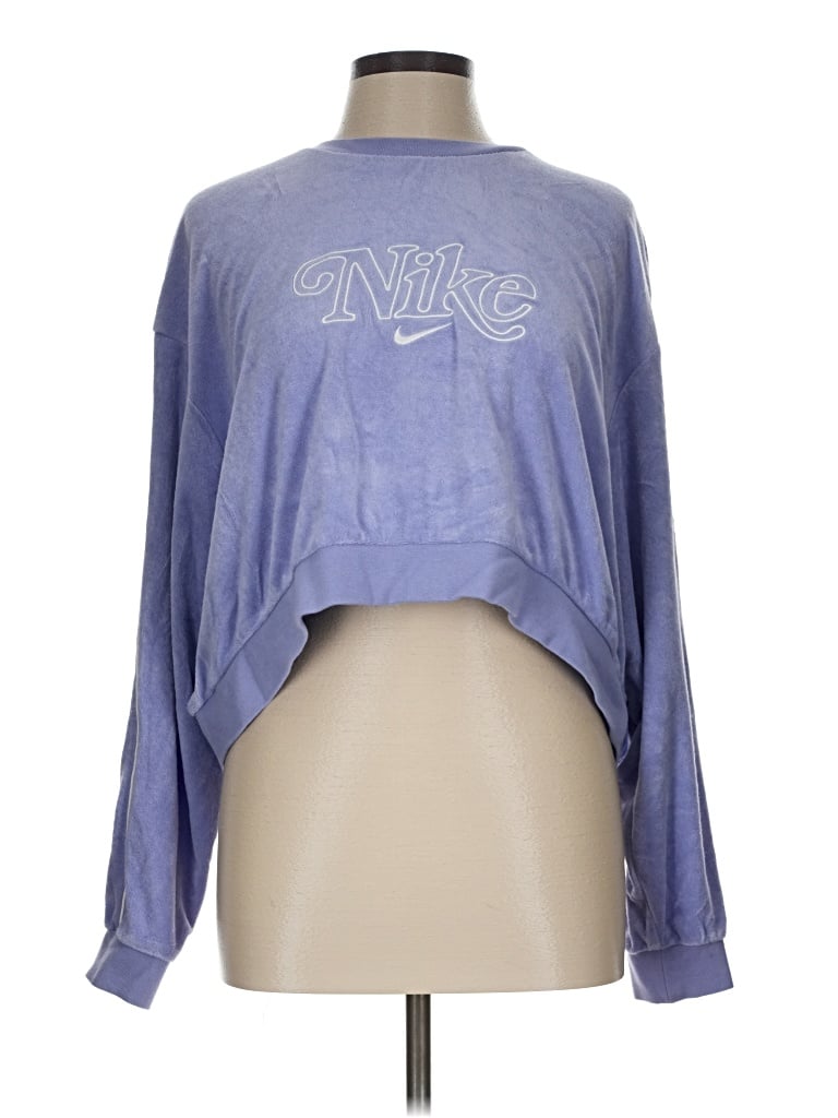 Pre-owned Nike Cardigan Sweater In Blue