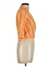 Suzy Stripes Orange 3/4 Sleeve Button-Down Shirt Size M (estimated) - photo 4