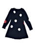 Jacadi 100% Cotton Polka Dots Blue Dress Size 8 - photo 1